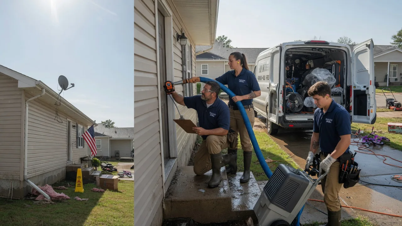 Ceiling Water Damage Restoration in Winona, MN near me